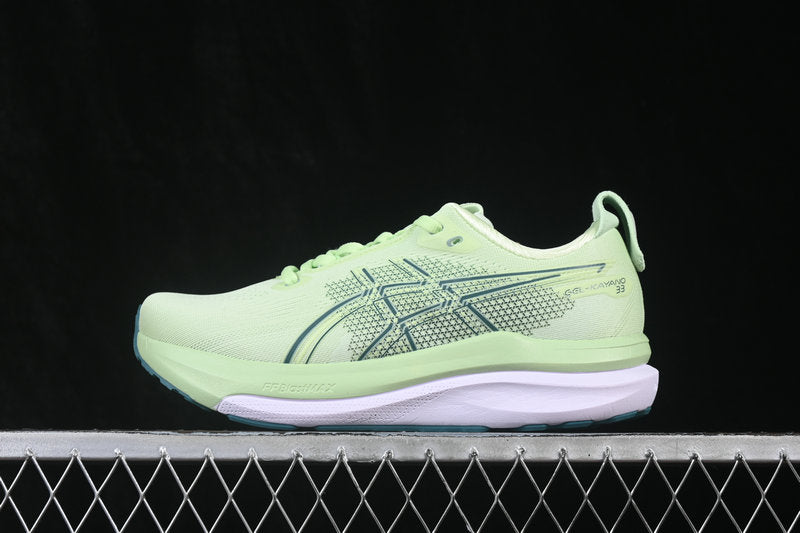 1012B939-750 Gel-Kayano 33 Yellow Green Running Shoes