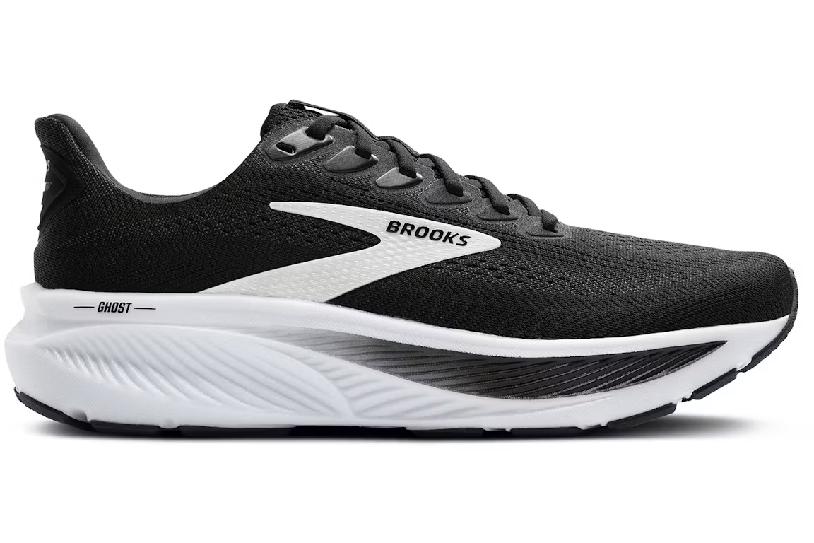 Brooks Ghost 17 Black Grey White