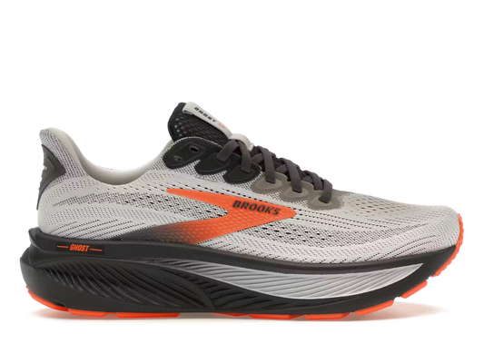 Brooks Ghost 17 Oyster Mushroom Orange Ebony