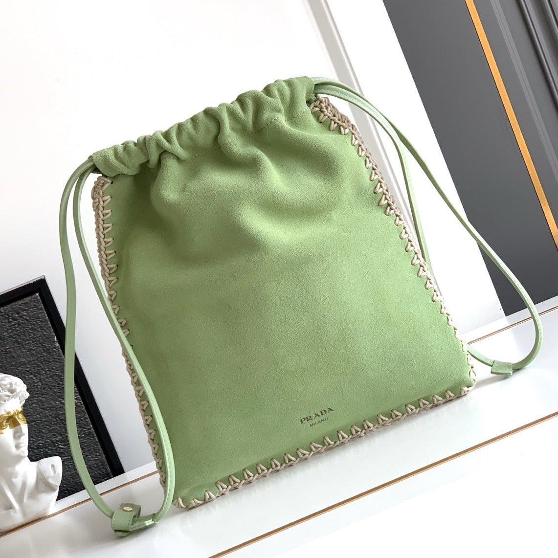 Prada 2026 Smartphone Case Bag Suede